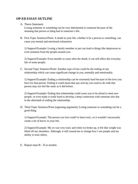 Examples Of Op Ed Essay