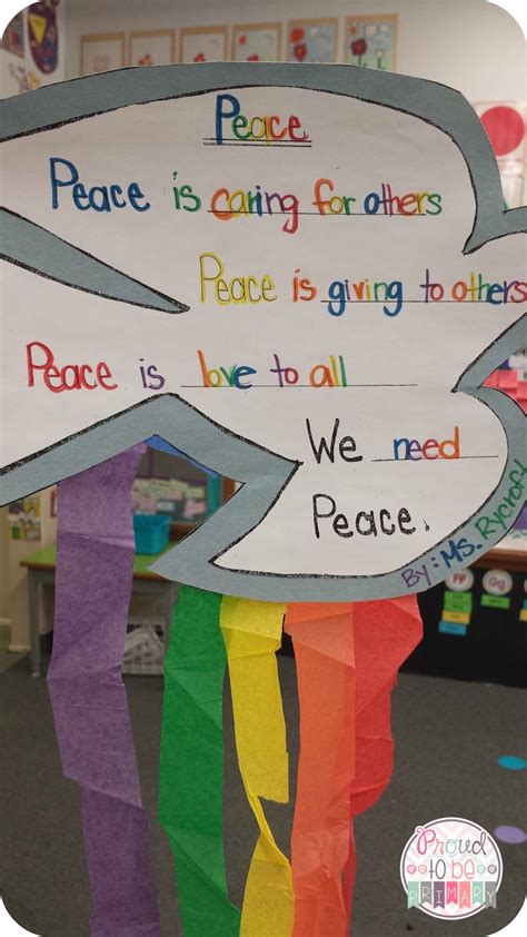 examples of peace projects in school