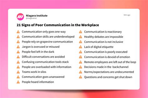 examples of poor communication affecting a work relationship in care