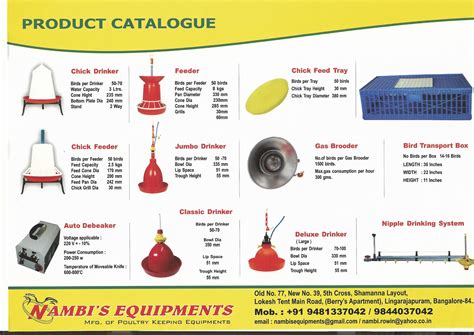 Examples Of Poultry Tools