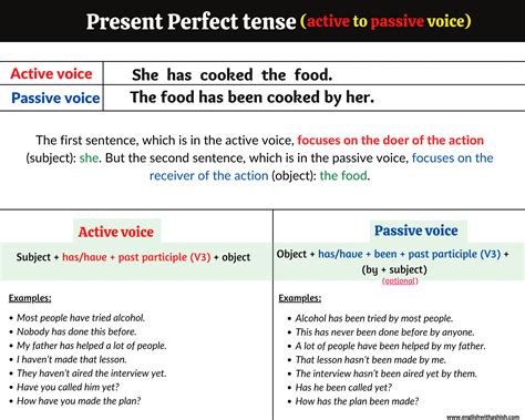 examples of present perfect continuous tense in active and passive voice