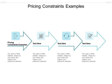 Examples Of Pricing Constraints