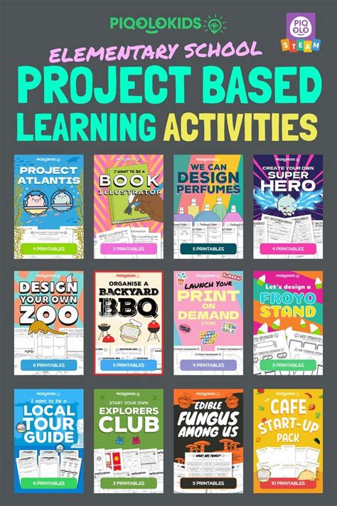 examples of project based learning activities for elementary students