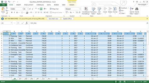 examples of reports in excel