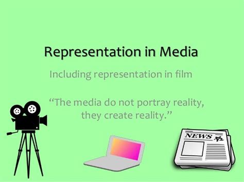 examples of representation in media