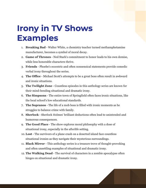 examples of satire in shows