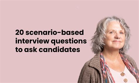 examples of scenario based interview questions for nurses