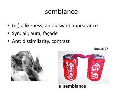 examples of semblance