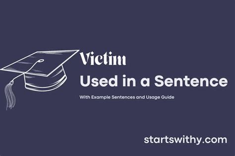 Examples Of Sentence Victim