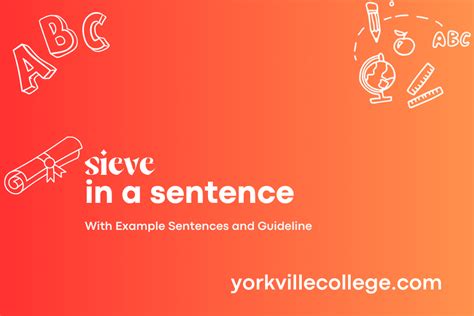 Examples Of Sieve In A Sentence