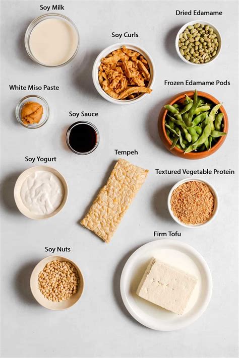 Examples Of Soybeans Food