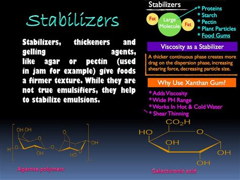 Examples Of Stabilizers In Food