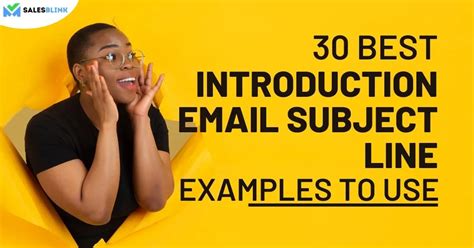 Examples Of Subject Line For Introduction Email