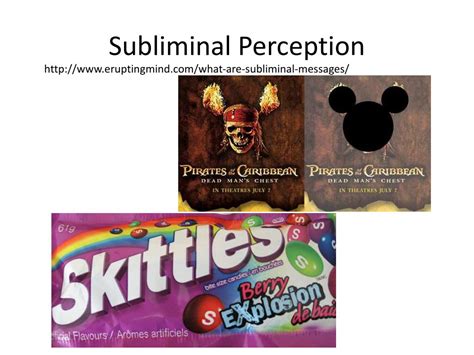 Subliminal Perception Examples