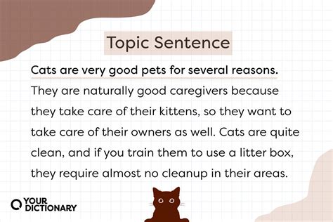 examples of topics sentence