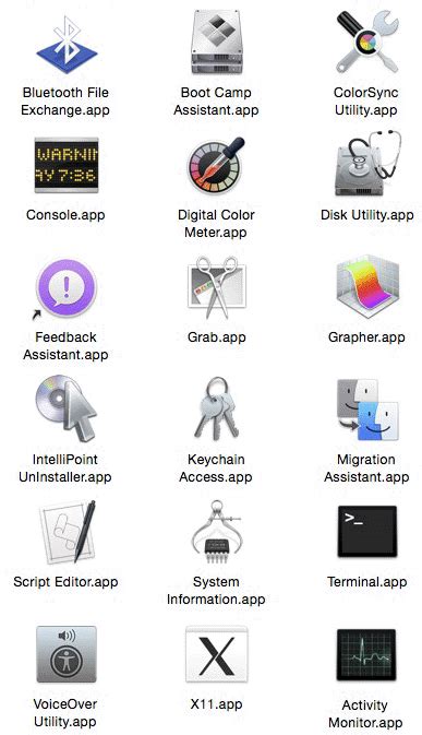 examples of utility software programs