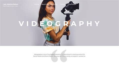 Examples Of Videography