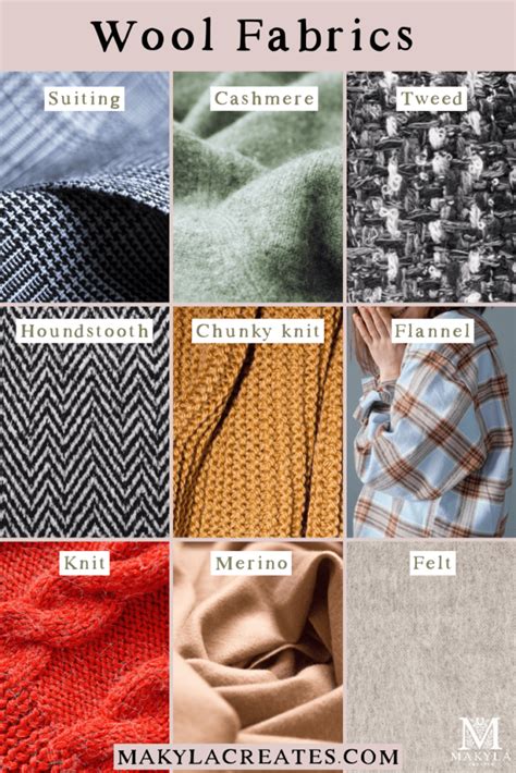 Examples Of Wool Fabrics