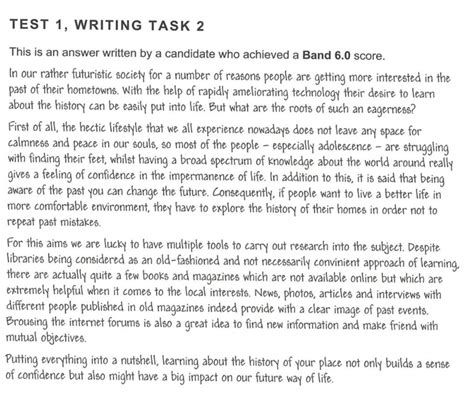 Examples Of Writing Task 2