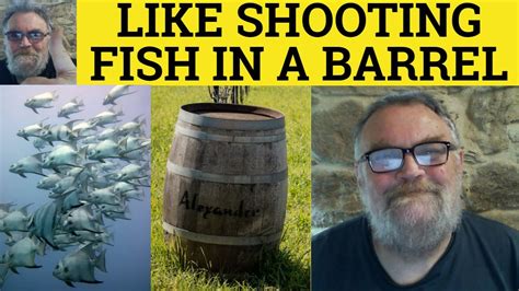 Examples With Like Shooting Fish In A Barrel