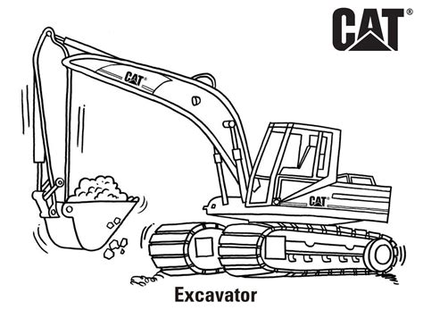 Excavator Printable
