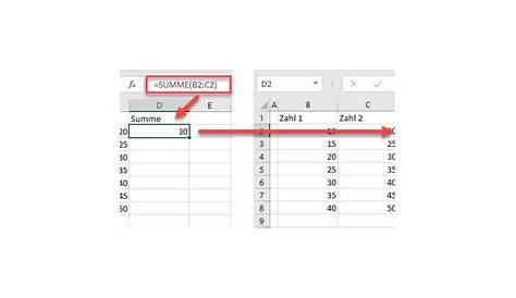 Excel Formel eingeben | Büroorganisation tipps, Excel tipps, Excel vorlage