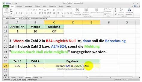Rechnen und Formeln mit Excel 2007 - www.studium-und-pc.de