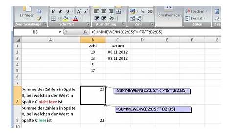 Excel 2010: Wenn Zelle x leer, dann Zelle y rot; sonst grün (?) (Wenn-Dann)