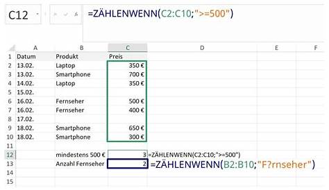 Excel Anzahl Und Z Hlenwenn Bestimmte Werte Z Hlen | Hot Sex Picture