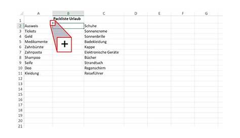 Checklisten mit Excel erstellen: Drei Varianten erklärt (+ Beispieldatei)