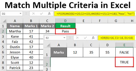 Index Match Multiple Criteria