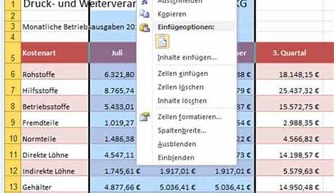 Microsoft Excel: In Excel-Datei Tabellen erweitern - YouTube