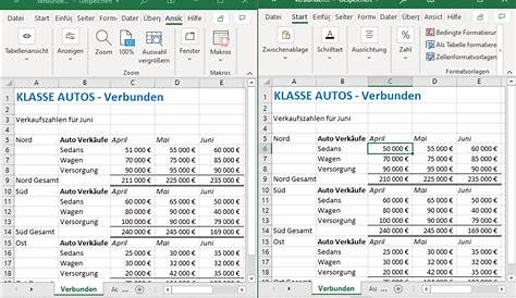 Excel-Tabellen Unterschiede finden Excel Tabellen vergleichen