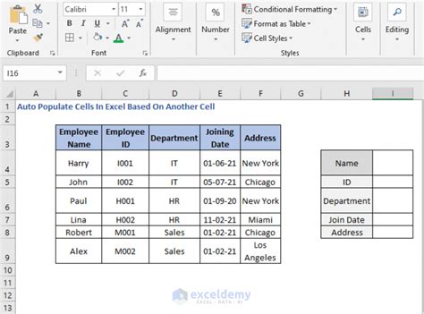 Excel 2016 Auto Populate Cells Based On Value