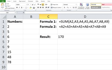 Excel Adding Formula Made Easy