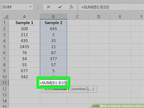 Excel Adding Up Made Easy
