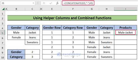 Excel All Combinations Of 2 Columns