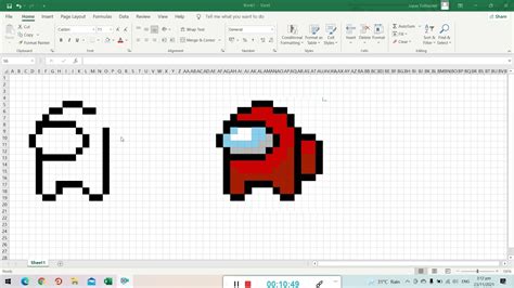 Excel Art Copy Paste