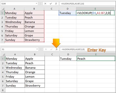 excel assign cell value based on another cell