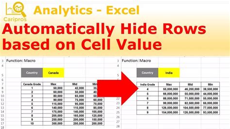 Excel Auto Group Rows By Value