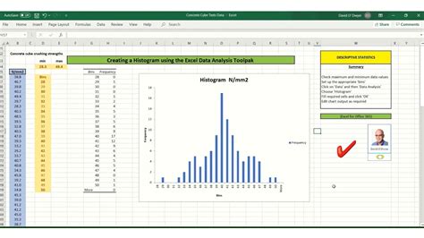 Excel Auto Histogram