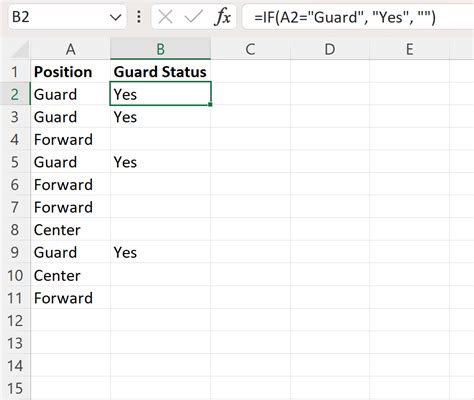 excel autofill based on cell value