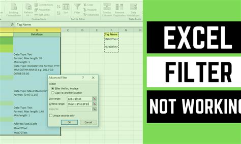 excel autofilter not working