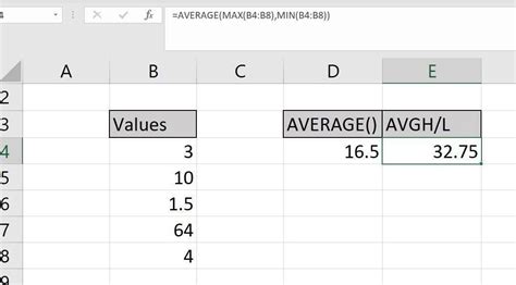 excel average 5 highest values