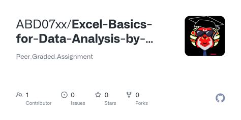 excel basics for data analysis ibm github