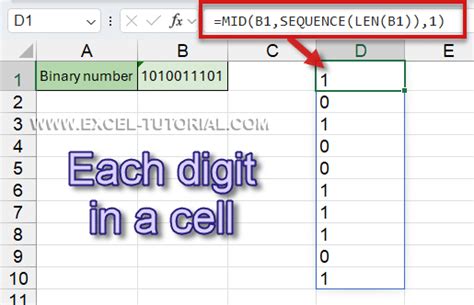 Excel Binary Reverse