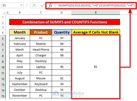 excel calculate if cell not empty