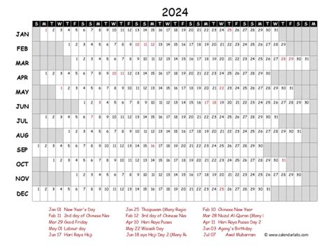 excel calendar 2024 malaysia