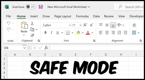 Excel Cannot Open In Safe Mode