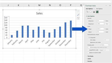 excel change axis scale